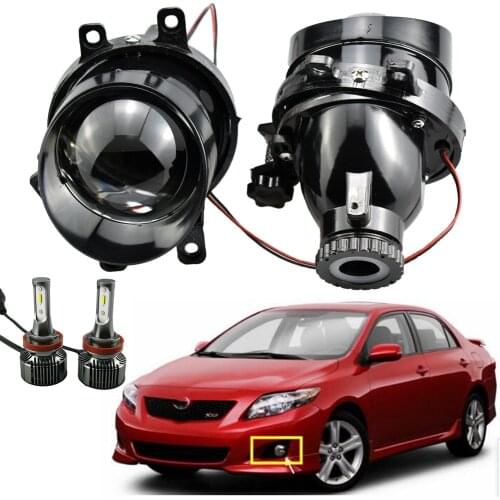 Fog Lights Bixenon Lens For Toyota Corolla/Yaris/Avensis/Camry/RAV 4/Peugeot/Lexus H11 HID Projector Lenses Accessories Retrofit