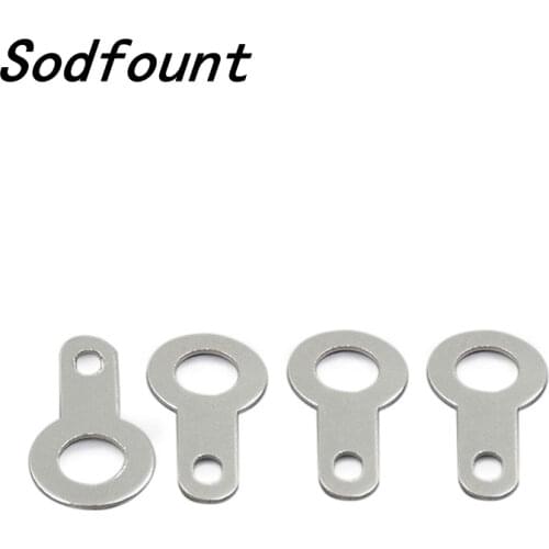 2000pcs 3.2 Inserts Plug Spring Terminal PCB Solder lug type thickness 0.25mm Copper washer, PCB welding sheet