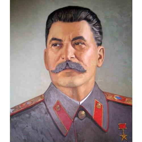 Special Offer # TOP art good quality --SOVIET WW2 painting-Russia joseph stalin portrait print art painting on canvas