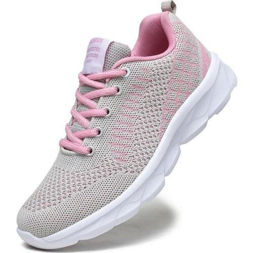 Womens Walking Shoes Non Slip Lightweight Mesh Breathable Running Sneakers Sports Shoes