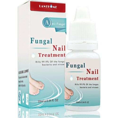 LANTHOME Fungal Liquid Nail Treatment Nail And Foot Whitening Toenail Fungus Removal Feet Care Essence Nail Repair Liquid