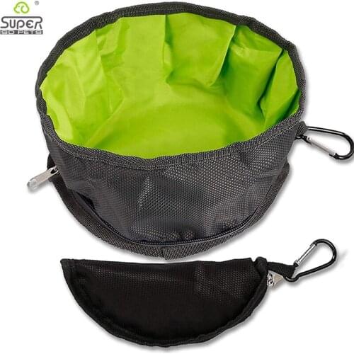 1.1L Large Capacity Collapsible Dog Bowls Portable Lightweight Durable Waterproof Pet Water Food Bowl For Travel Feeding
