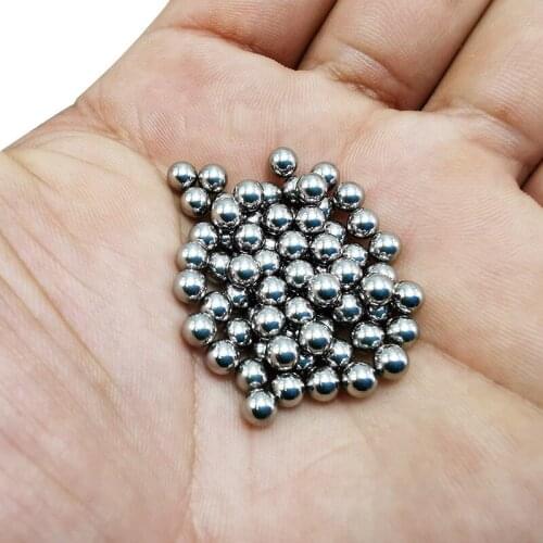 100 Pcs 4.5mm Steel ball 201 Stainless steel Balls Pocket Shot Outdoor Hunting Slingshot Pinball Motorcycle Accessories