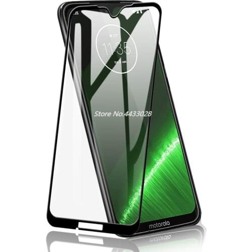 3D 9H Full Glue Cover Black Tempered Glass For Motorola Moto G7 Screen Protector For Motorola Moto G7 Protective Film Glass