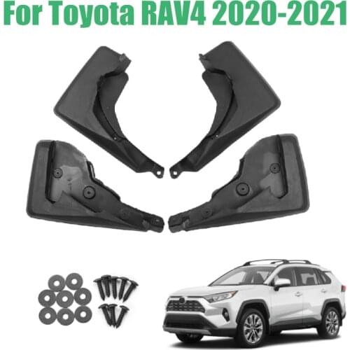 4Pcs Fender Car Mudguard Refit Rear Tire Fender Special Decoration For Toyota RAV4 RAV-4 2019 2020 2021 Mudguard For 2021 RAV4
