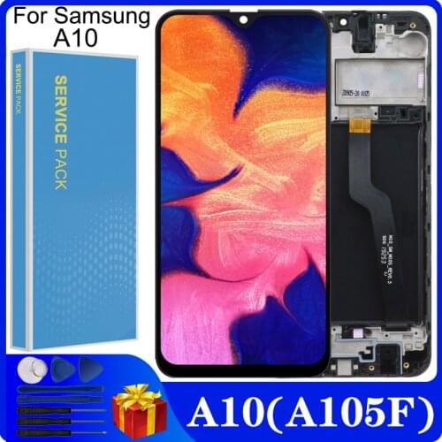 6.2" A10 A105 LCD display For Samsung Galaxy A10 A105 A105F SM-A105F LCD Display touch Screen Digitizer Assembly replacement