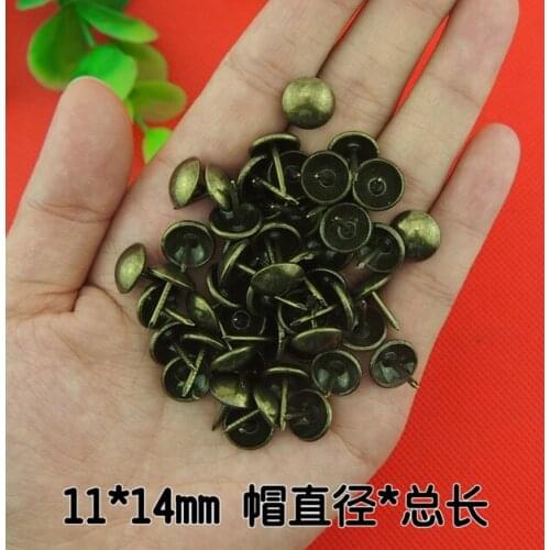 Antique Tacks Iron Decorative Upholstery Tacks bronze Bronze decorative sofa bubble nail 11mm*14mm
