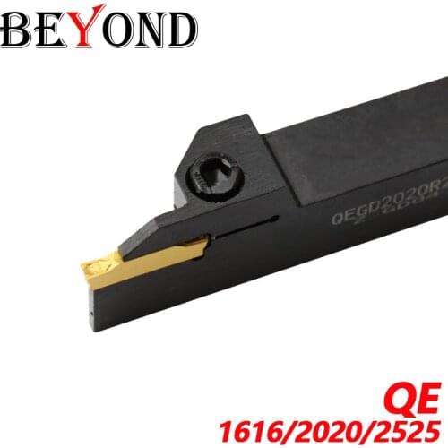 BEYOND QE QE1616R-2 QE2020R-2 QE2525R-2 Grooving Turning Tool Holder Ferramenta De Tornear Portaherramientas Torno Original 100