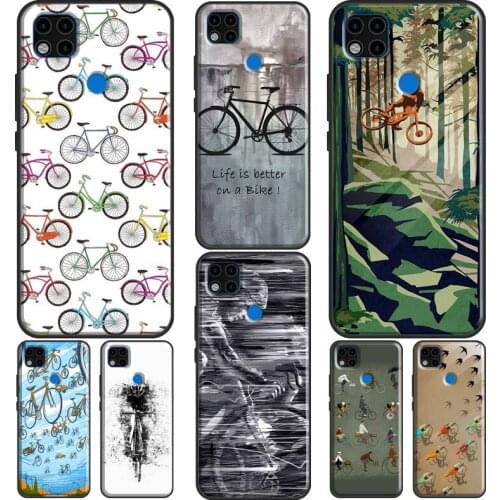 Ride Mountain Bike Bicycle Art Case For Xiaomi Redmi Note 10 Pro Note 8 9 Pro Note 9S 8T Funda For Redmi 9T 9A 9C 8A 7A