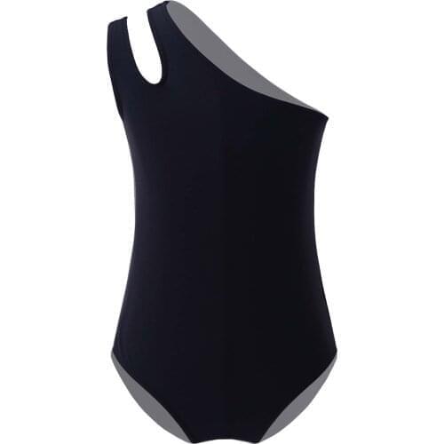 Kids Girls One-piece Suits Swimming Jumpsuit Swimwear Pure Color Sleeveless Bodysuit Beach Pool Bathing Suits Swimsuit Beachwear