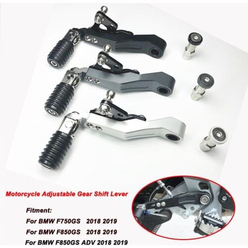 F850GS F750GS Motorcycle CNC Aluminum Adjustable Folding Gear Shifter Shift Pedal Lever for BMW F 750GS F 850GS /ADV 2018 2019