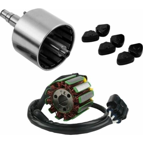 Motorcycle Stator Coil Magneto Generator Rotor Assy Flywheel For Yamaha YZF R1 2004-2008 FZ1 2006-2015 FZ8 2011-2013