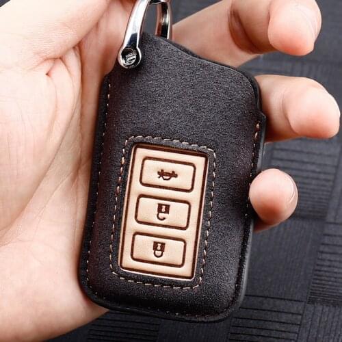 Leather Car Key Cover Case for Lexus NX GS RX IS ES GX LX RC 200 250 350 LS 450H 300H Keychain Keyring Accessories Key Case
