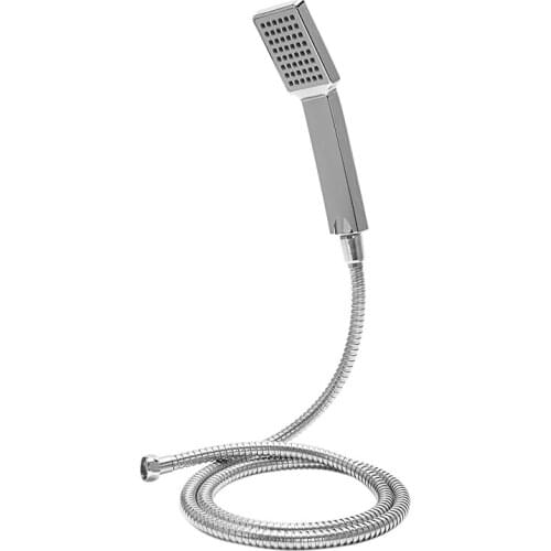 Hot Square Handheld Shower Head +Holder+1.5M Stainless Steel Hose High Pressure Bathroom Shower Heads Set Spray Head