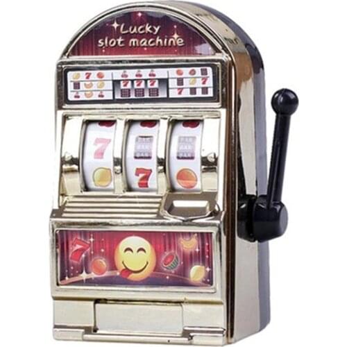 Lucky Jackpot Mini Slot Machine Antistress Toys Games for Children Kids Safe Machine Bank Replica Funny Gag Toys Christmas Gifts