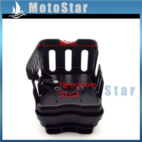 Minimoto Air Filter Cleaner For 2 Stroke 33cc 43cc 49cc Engine Carburetor X1 X2 X7 Pocket Bike Stand Up Bladez Gas Scooter