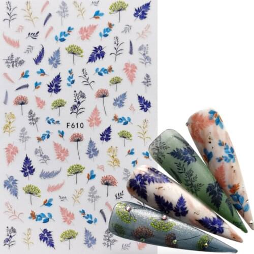 Avocado Nail Stickers Nail Art Decorations Nail Glue Stickers and Decals Things Designer Nail Styling Accessories Nails Supplies