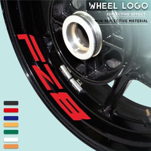 Motorcycle wheel stickers decorative decals reflective waterproof trend frame decals for YAMAHA FZ8 fz 8