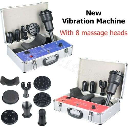 New Professional G5 Vibration Machine Vibrator 8 Heads Massage Beauty Device Body Slimming Machine Waist Lose Weight Massager