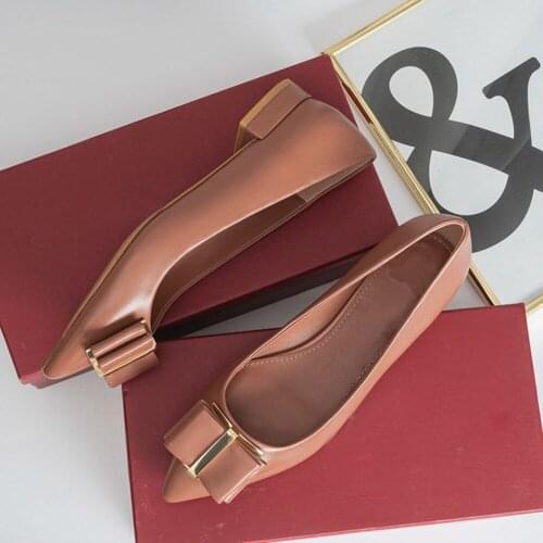 Genuine Leather Pumps Fashion Womens Pumps Hot Sell Luxury Brand Design Shoes Spring Summer Ladies Wedding High Heels