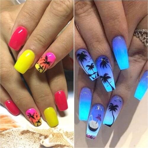 1 Box Neon Phosphor Powder Nail Glitter Powder 6 Colors Dust Luminous Pigment Fluorescent Powder Nail Glitters Glow in the Dark