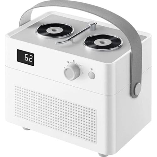 1300Ml Quiet Air Humidifier with Night Light 4 Spray Modes Record Player Humidifiers for Bedroom Living Room Office Desktop