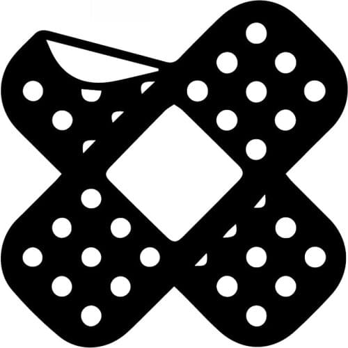 Lifelike Car Stickers Double-sided Plaster Scratches Decorative Car Stickers PVC Decals Anti-UV Waterproof Sunscreen Black/white