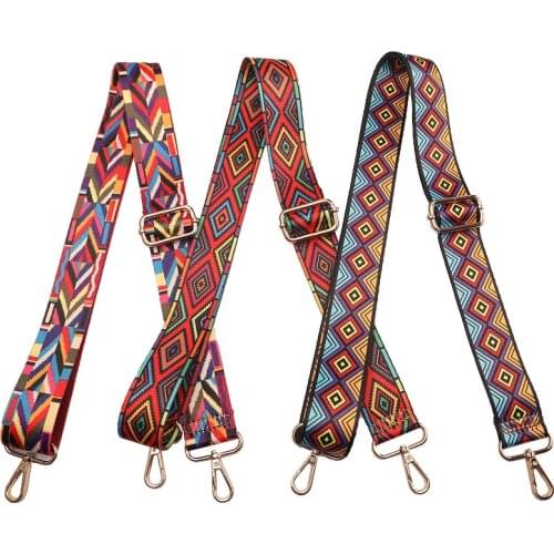 Wide Bag Strap Woman Colored Straps for Crossbody Messenger Shoulder Bag Accessories Adjustable Belt Straps Bandouliere Pour Sac