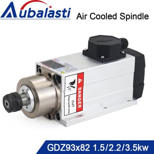 CNC Spindle Motor 1.5kw 2.2kw 3kw P4 Bear 380V 220V Air Cooled Spindle Motor chuck ER25 For CNC Milling Router Machine tools