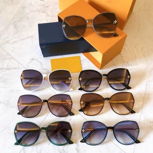 Brand Designer Womens Sunglasses Fashion Personality Sunglasses High Quality Womens Sunglasses Square Gradient Sunglasses