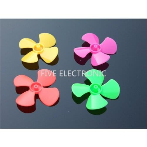 High quality four-bladed propeller 2.0MM hole fan leaf, use for Technology production Motor Accessories