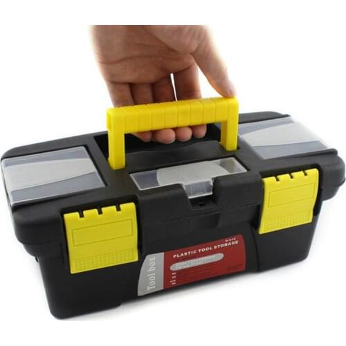 A0KF 1pc Portable Hardware Storage Box Repair Tool Box Case Multi-Function Home Toolbox