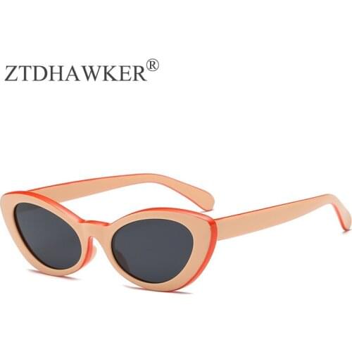 The New Oval Retro Sunglasses Women Tide All-match Sunshade Eyeglasses Hand-painted Delicate Glasses