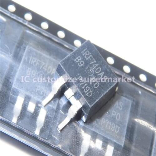 10PCS/LOT IRF740AS TO-263 400V 10A SMD Triode