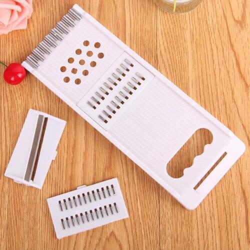3pcs/set Cheese Grater Multifunctional Kitchen Shredder Plastic Potato Carrot Fruits Salad Slicer Cutter Kitchen Cooking Tools
