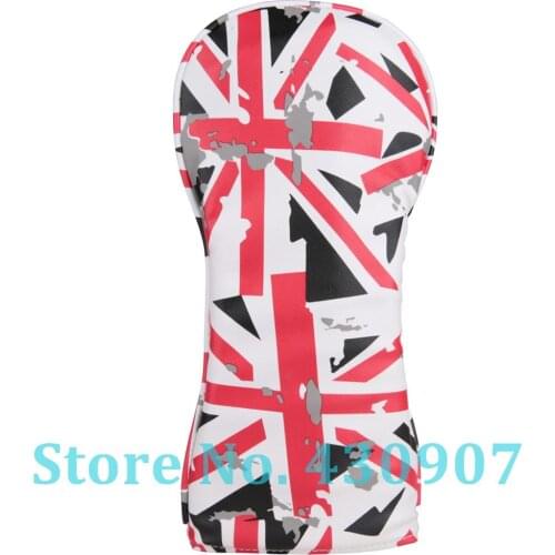3pcs UK Synthetic PU Leather Golf Club Driver Fairway Wood Head Cover Golf #1 #3 #5 Wood Headcover