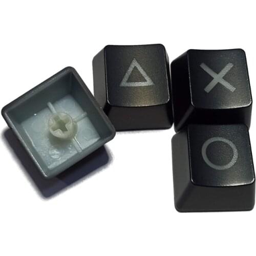 4Pcs Shine Through Keycaps ABS Backlit Etched Shine-Through Light OEM keycaps P9YA