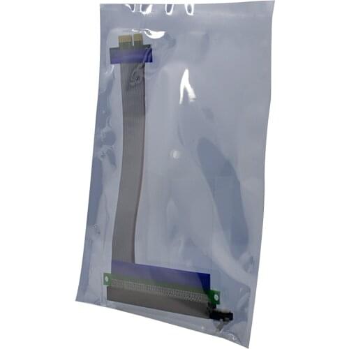 CHIPAL PCI-E 1X To 16X Extension Cable PCI Express PCIE 1x To 16X Riser Card Extender Converter Adapter Ribbon Cable