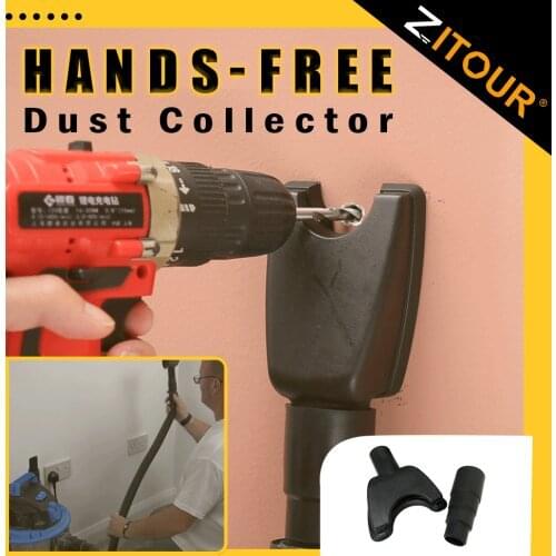 1PC Electric Drill Dust Zitour® Hands-Free Dust Collector Drill Dust Collector Dustproof Device Power Tool Accessories Dropship