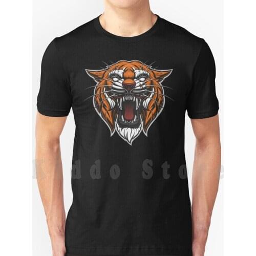 Tiger Illustration Gift For Big Cats Lovers T Shirt DIY Big Size 100% Cotton Flying Tigers Squadron Flying Tigers Squadron