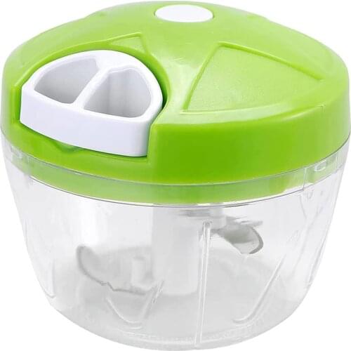 500ml Manual Food Chopper Processor Vegetable Fruits Meat Cutter Shredder Garlic Onion Chopper Gadgets Kitchen Tool Accessories