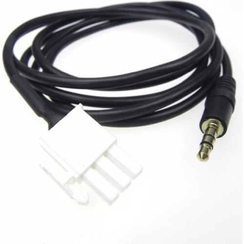1pcs High Qualty AUX CABLE 3-PIN HONDA GL1800 Goldwing Motorcycle Male Smartphone POD PHONE