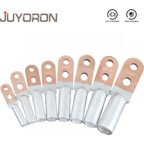 5pcs DTLS -25 35 50 70 95 Two-hole Copper Aluminum Terminals Double Holes Wire Connector