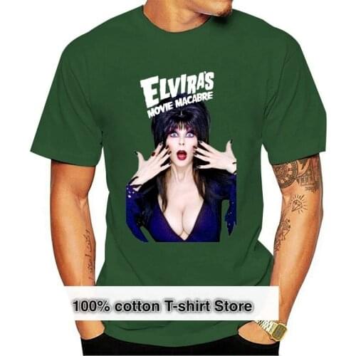 Elvira Mistress Of The Dark Movie Poster Mens Vaporwave T Shirts Firefighter Tshirt Fishinger T-Shirt Funny Tshirts Lxnbrx