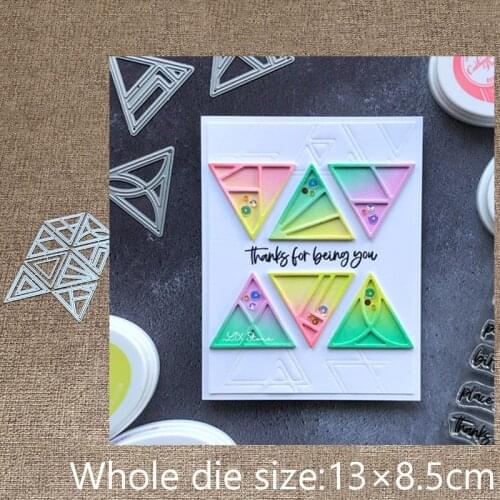 New Design Craft Metal stencil mold Cutting Dies MOSAIC TILE decoration scrapbook die cuts Album Paper Card Craft Embossing