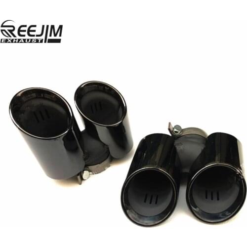 A Pair Modified Parts Stainless Steel Muffler Tips Exhaust tips Tailpipe Fit for 2012 Porsche Carrera 911