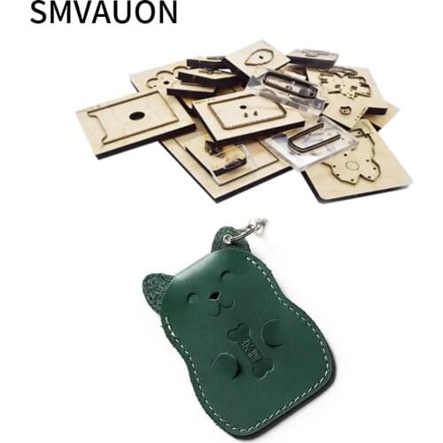 SMVAUON Trendy Fashion Card Package Jewelry Wood Mold Cutting Diy New Card Sleeve Steel Mold Suitable For Die Cutting Machine