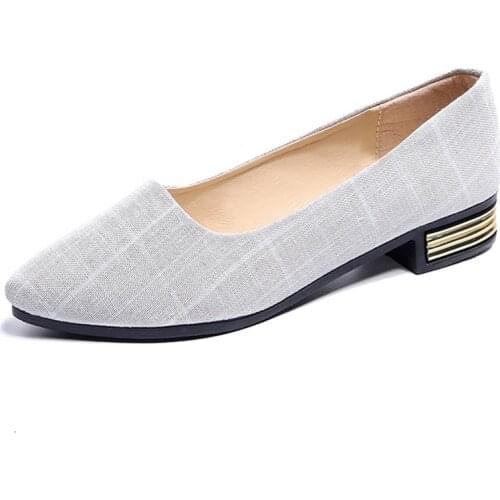 Fashion Casual Pumps Women Short Heels Walking Shoes Summer Breathable Sneakers Ladies Daily Office Shoes for Working Street