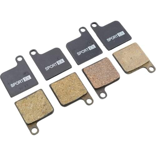 Bicycle Disc Brake Pads for Giant MPH 2001-2005 Disc Brake, Black Resin, 4 Pairs for 4 Calipers