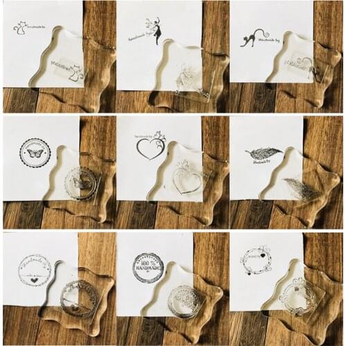 Miss Vintage Clear Stamps Random Transparent Silicone For Scrapbooking DIY Photo Cards Account Rubber Stamps Handmade Card